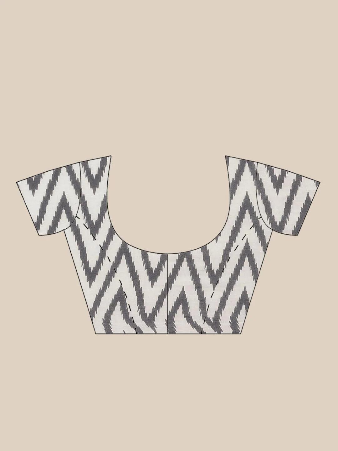 Yellow Printed Cotton Saree - ShopLibas