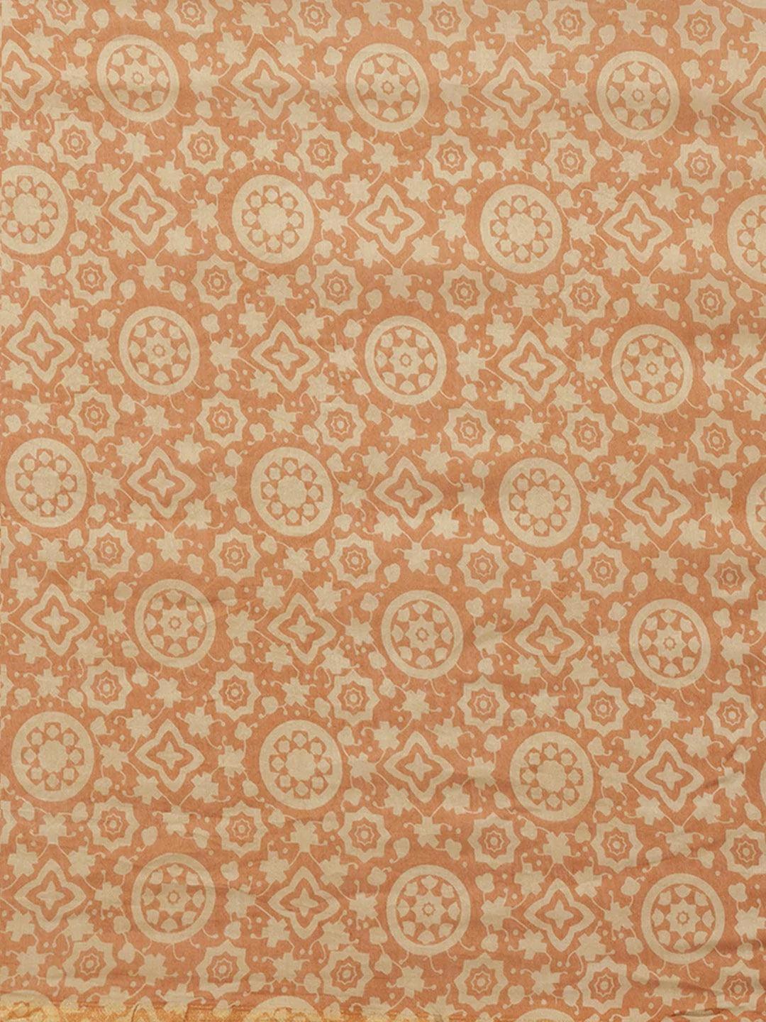 Multicoloured Chanderi Silk Saree - ShopLibas