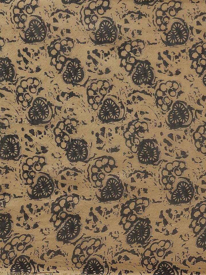 Multicoloured Chanderi Silk Saree