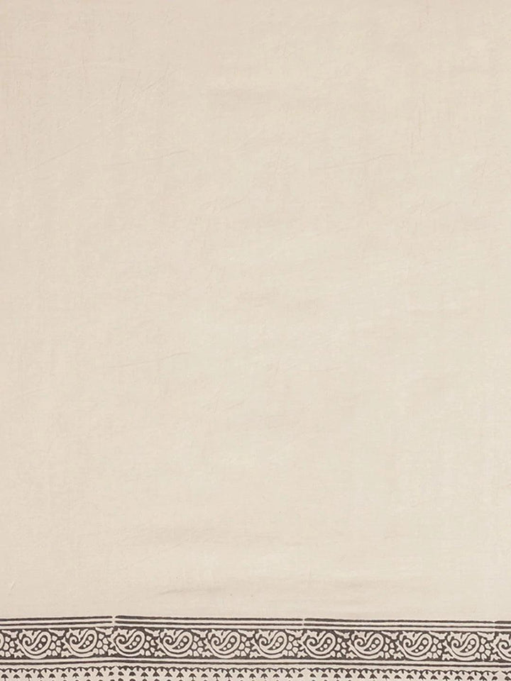 Multicoloured Printed Cotton Saree