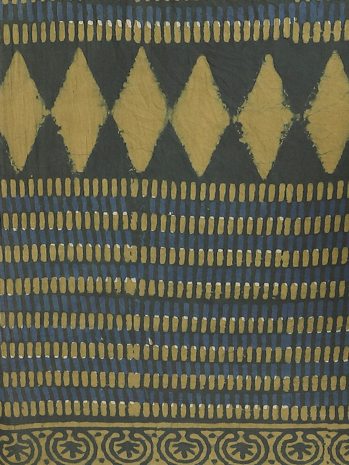 Multicoloured Printed Cotton Saree