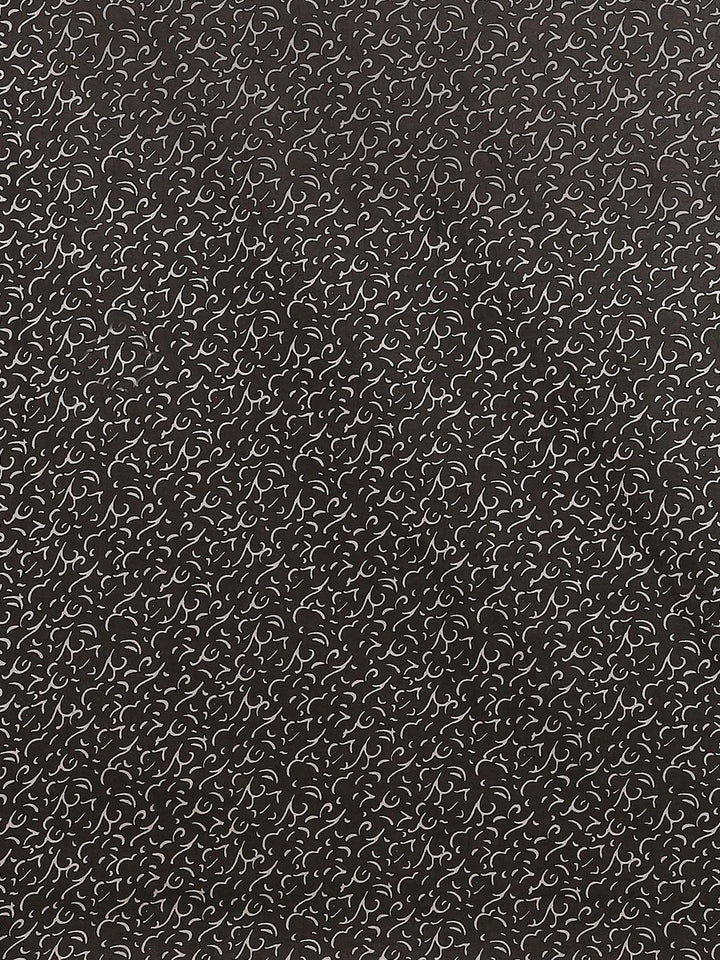 Blue Printed Cotton Saree