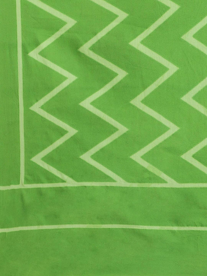 Black Printed Cotton Saree