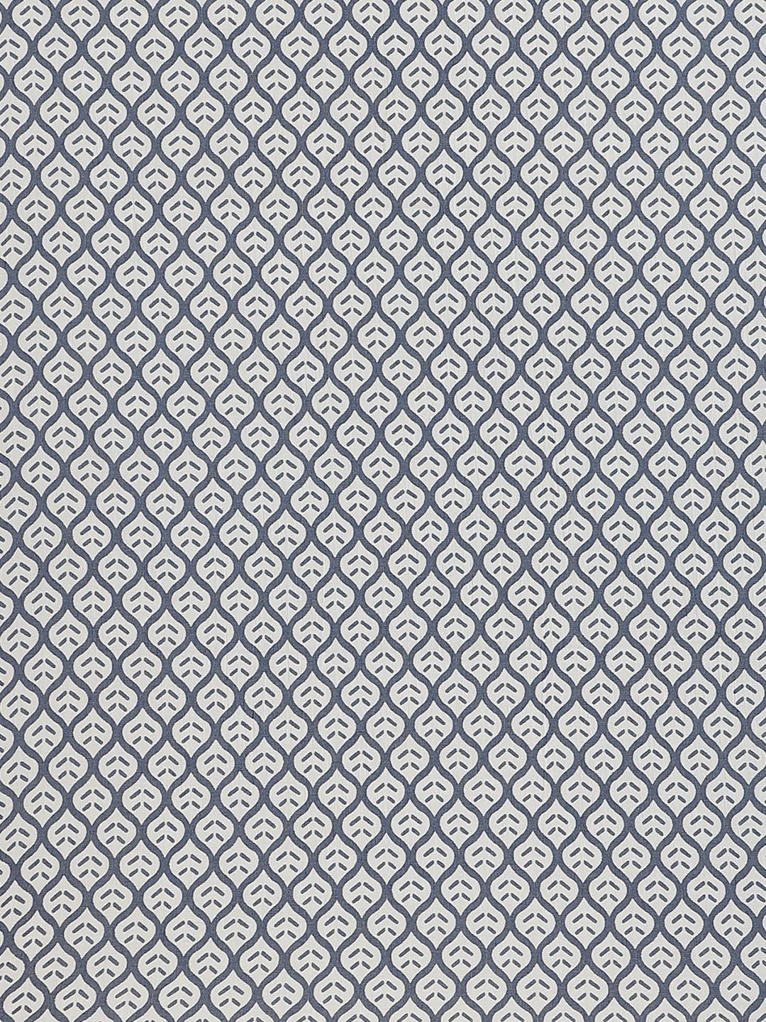 Blue Printed Cotton Saree - ShopLibas