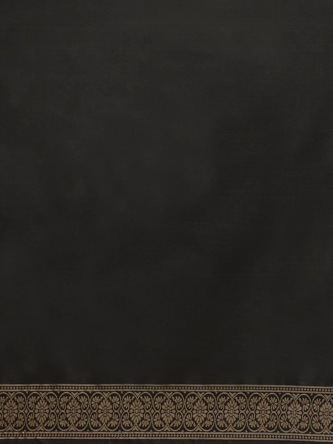 Grey Woven Design Silk Saree - ShopLibas