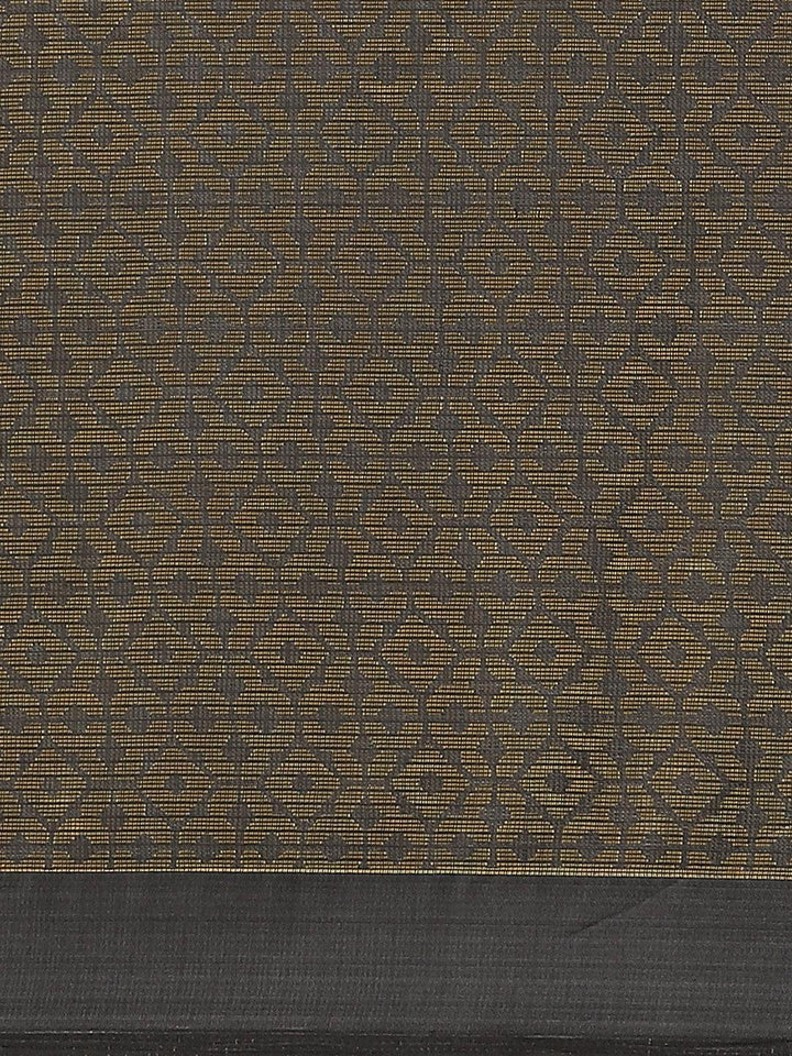 Grey Woven Design Brocade Saree