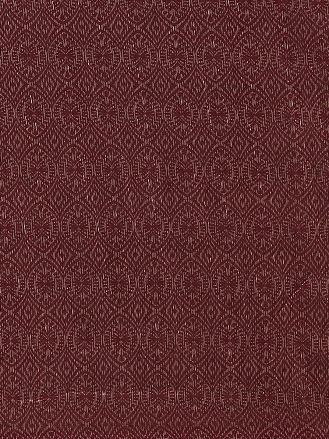 Beige Striped Silk Blend Saree - ShopLibas