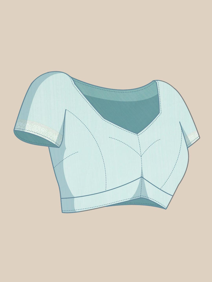 Blue Woven Design Art Silk Saree