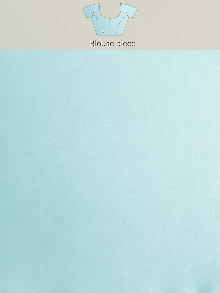 Blue Woven Design Art Silk Saree