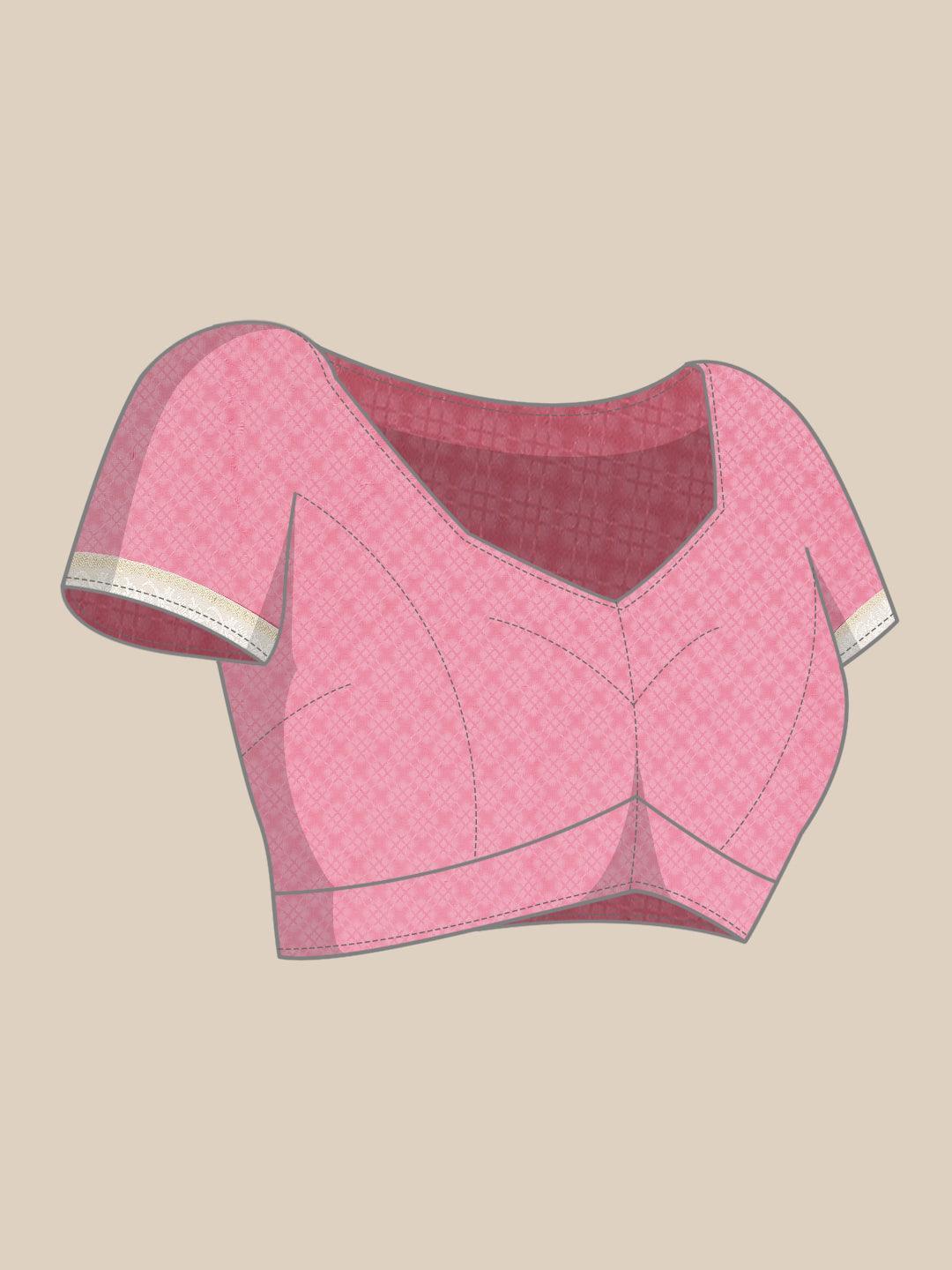 Cream Printed Georgette Saree - ShopLibas