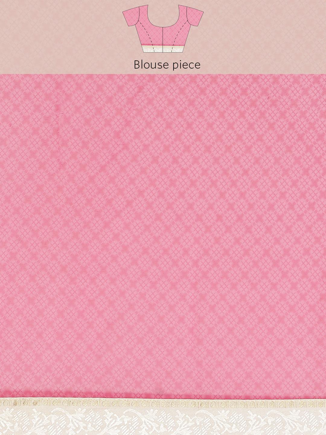 Cream Printed Georgette Saree - ShopLibas