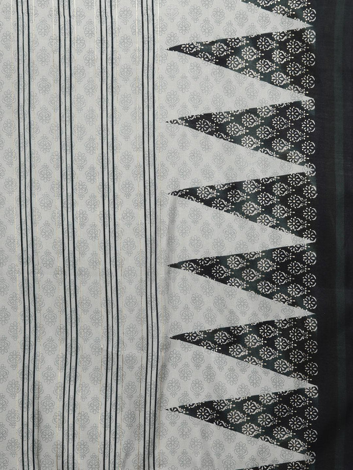 Plus Size Green Yoke Design Silk Blend Straight Suit With Dupatta