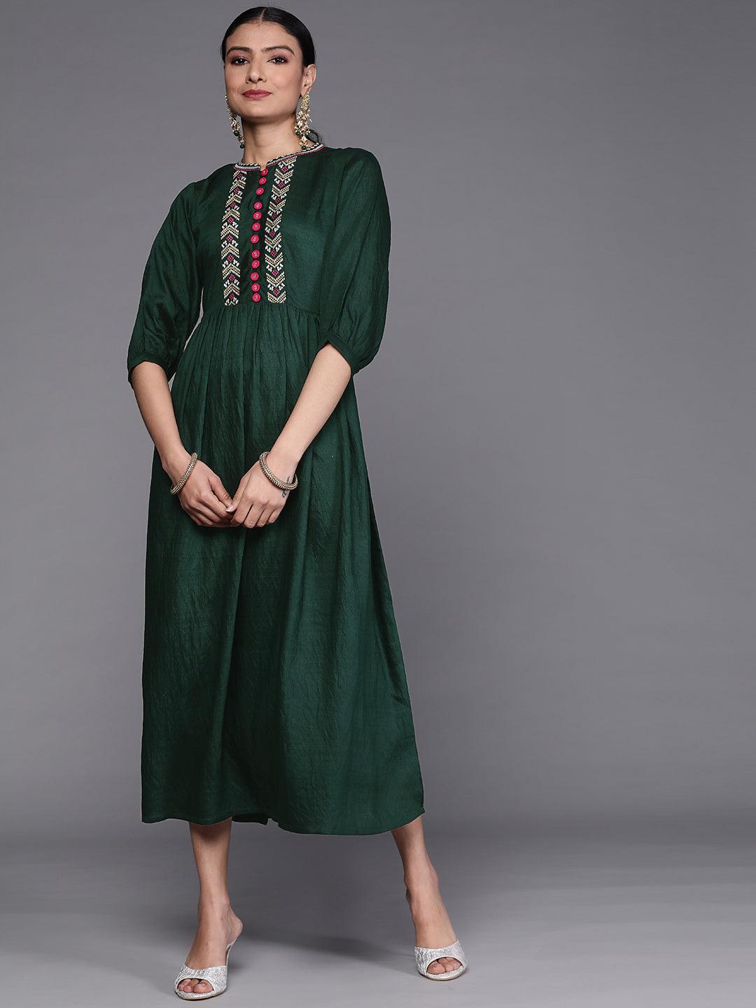 embroidered rayon dress Buy Libas Green Viscose Online in United States at $25.00 Cheap Tea Length Wedding Dresses a daily dilemma, deciding year sewing course in Größe:Größe 26W