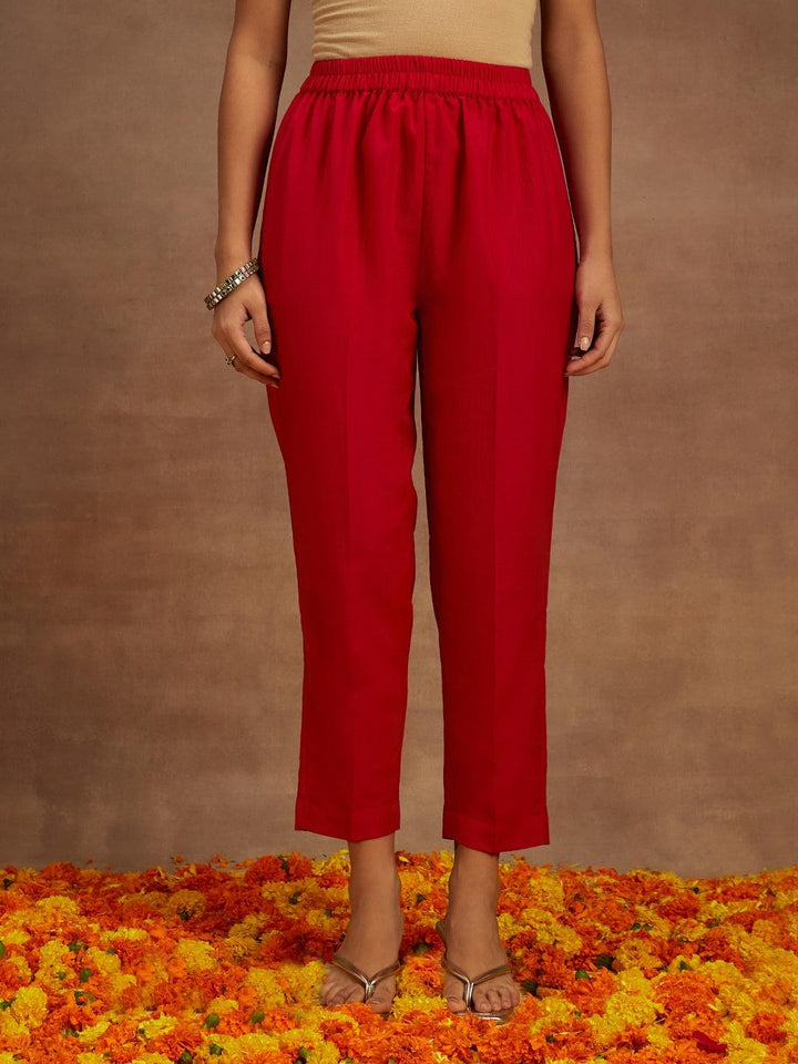 Pink Yoke Design Silk Blend Anarkali Suit With Dupatta