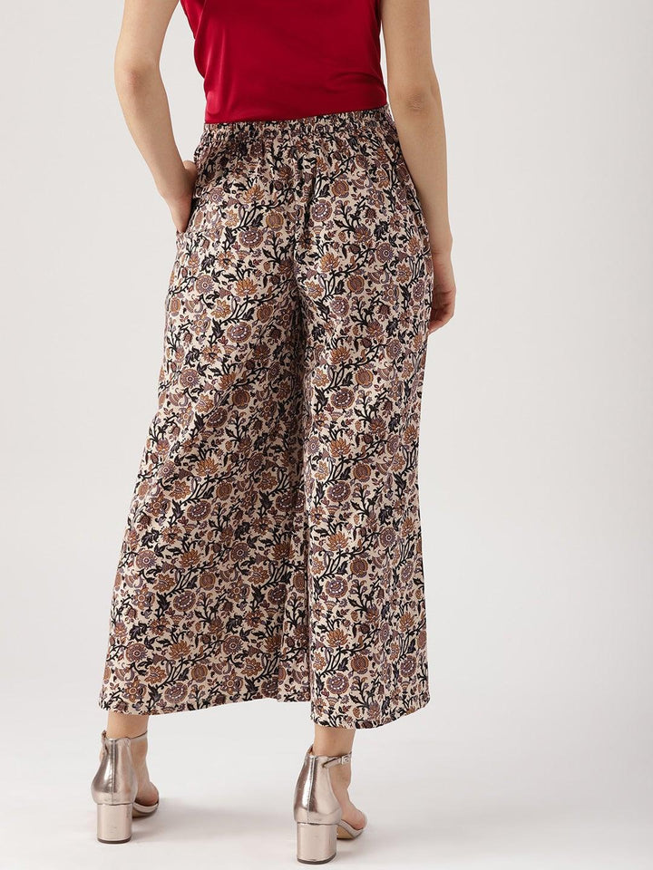Multicoloured Printed Cotton Palazzos