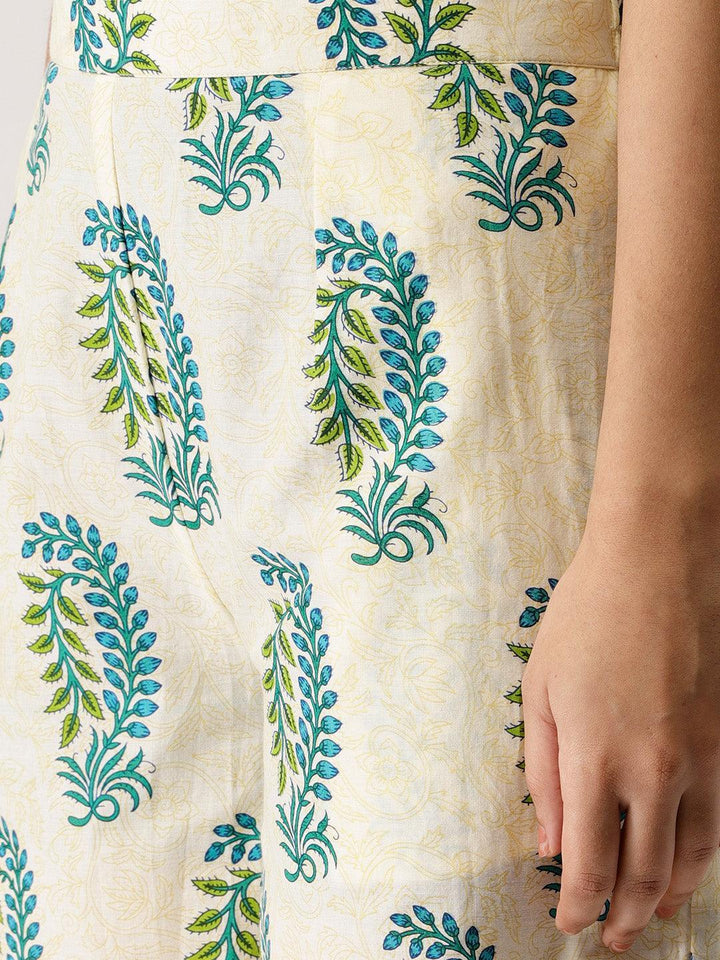 Multicoloured Printed Cotton Palazzos