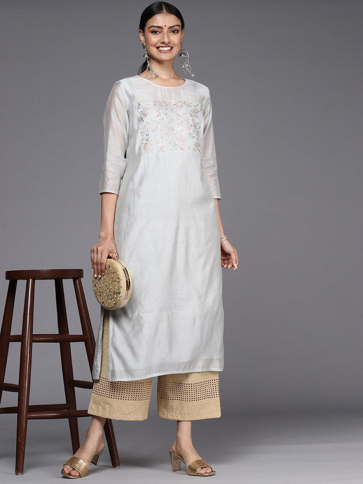 Beige Self Design Cotton Palazzos