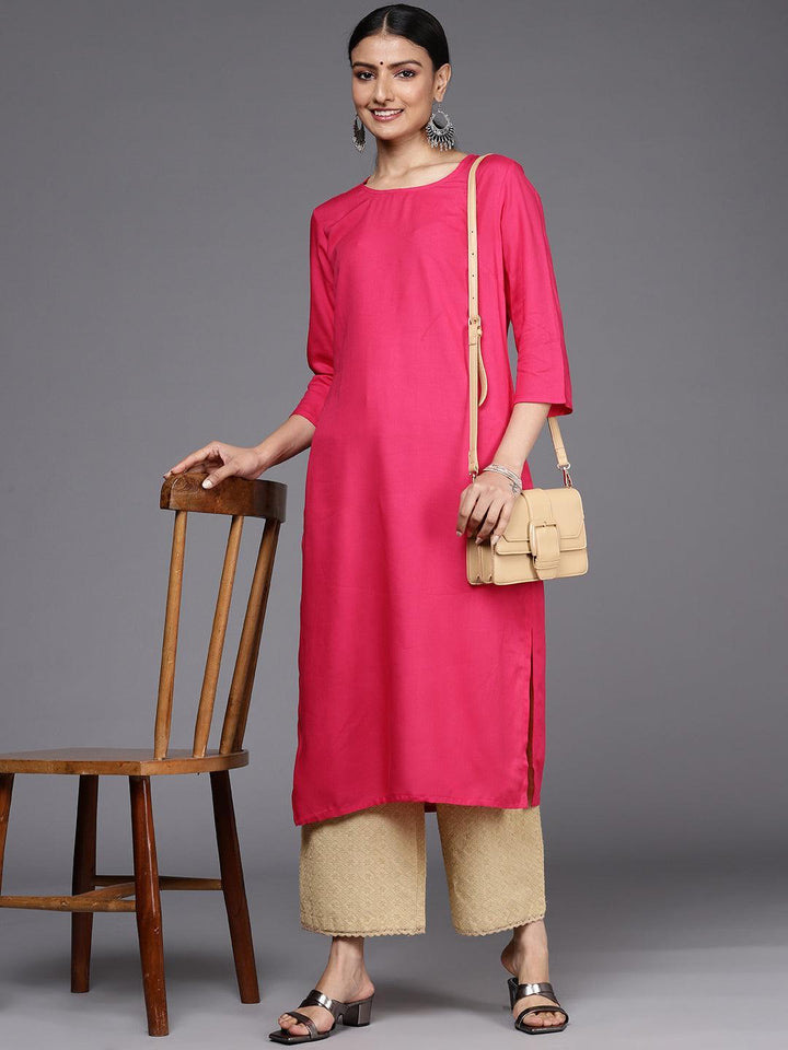 Beige Self Design Cotton Palazzos