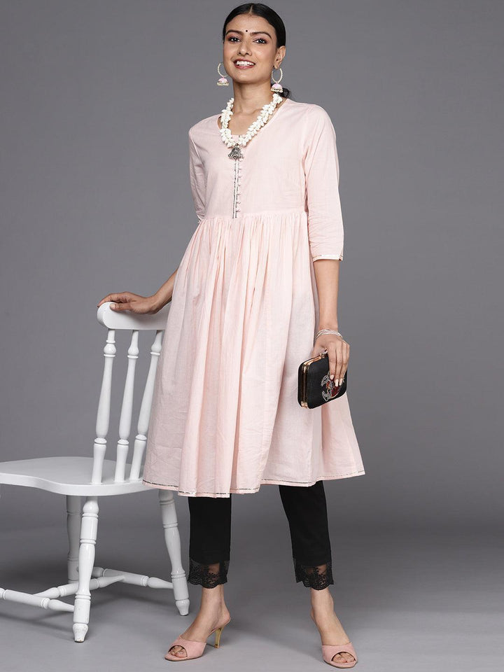 Black Solid Cotton Trousers