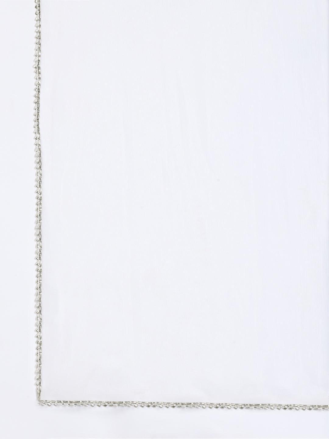 Blue Printed Cotton Suit Set - ShopLibas