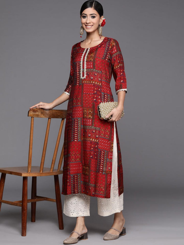 Cream Embroidered Cotton Palazzos