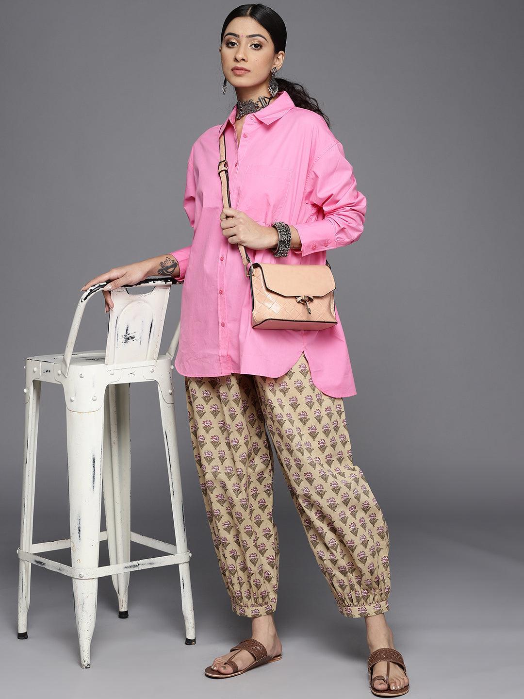 Multi Printed Cotton Salwar Pants - ShopLibas