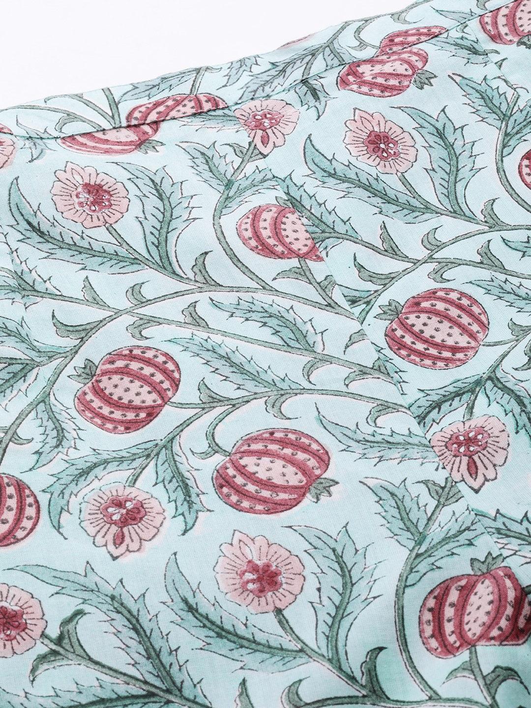 Multicoloured Printed Cotton Night Suit - ShopLibas