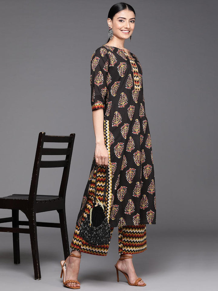 Multicoloured Printed Cotton Palazzos