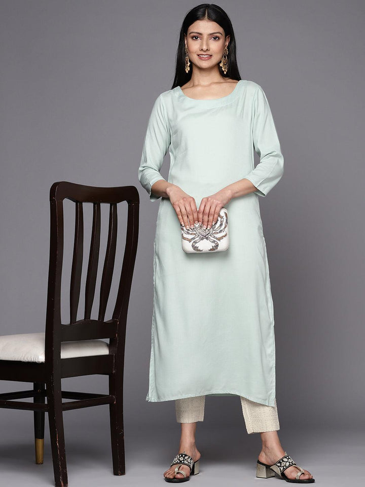 Off White Embroidered Cotton Trousers