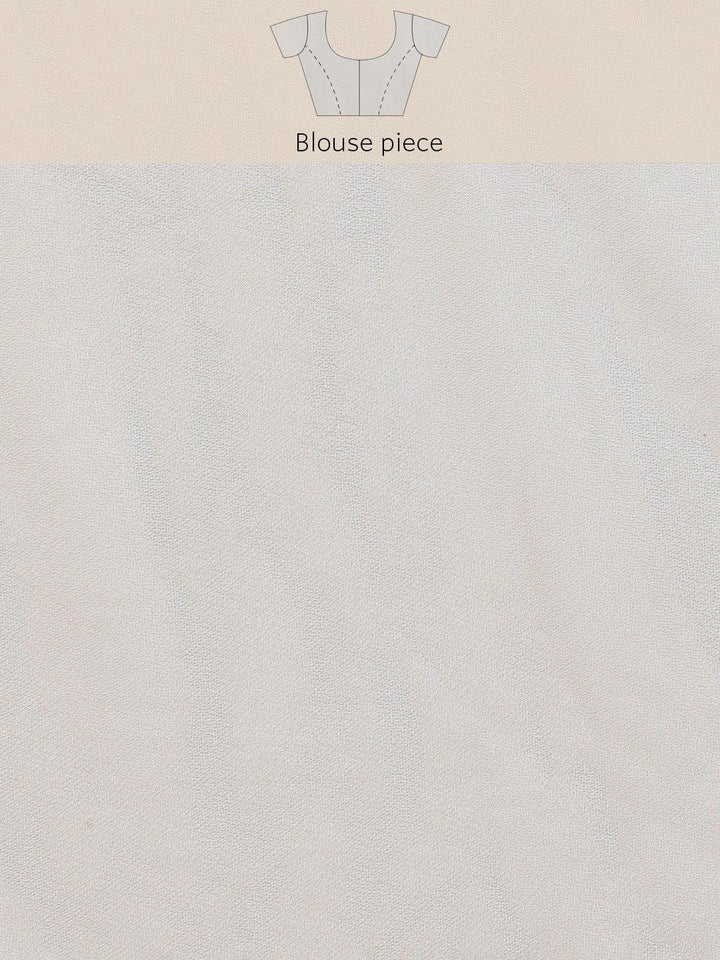 Olive Solid Lycra Saree