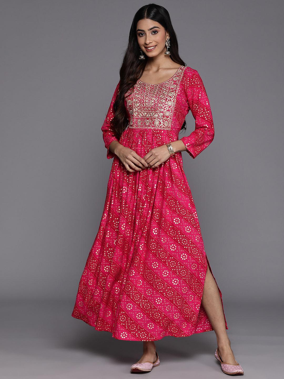 pink rayon dress women's Pink rayon dress Pink / XS