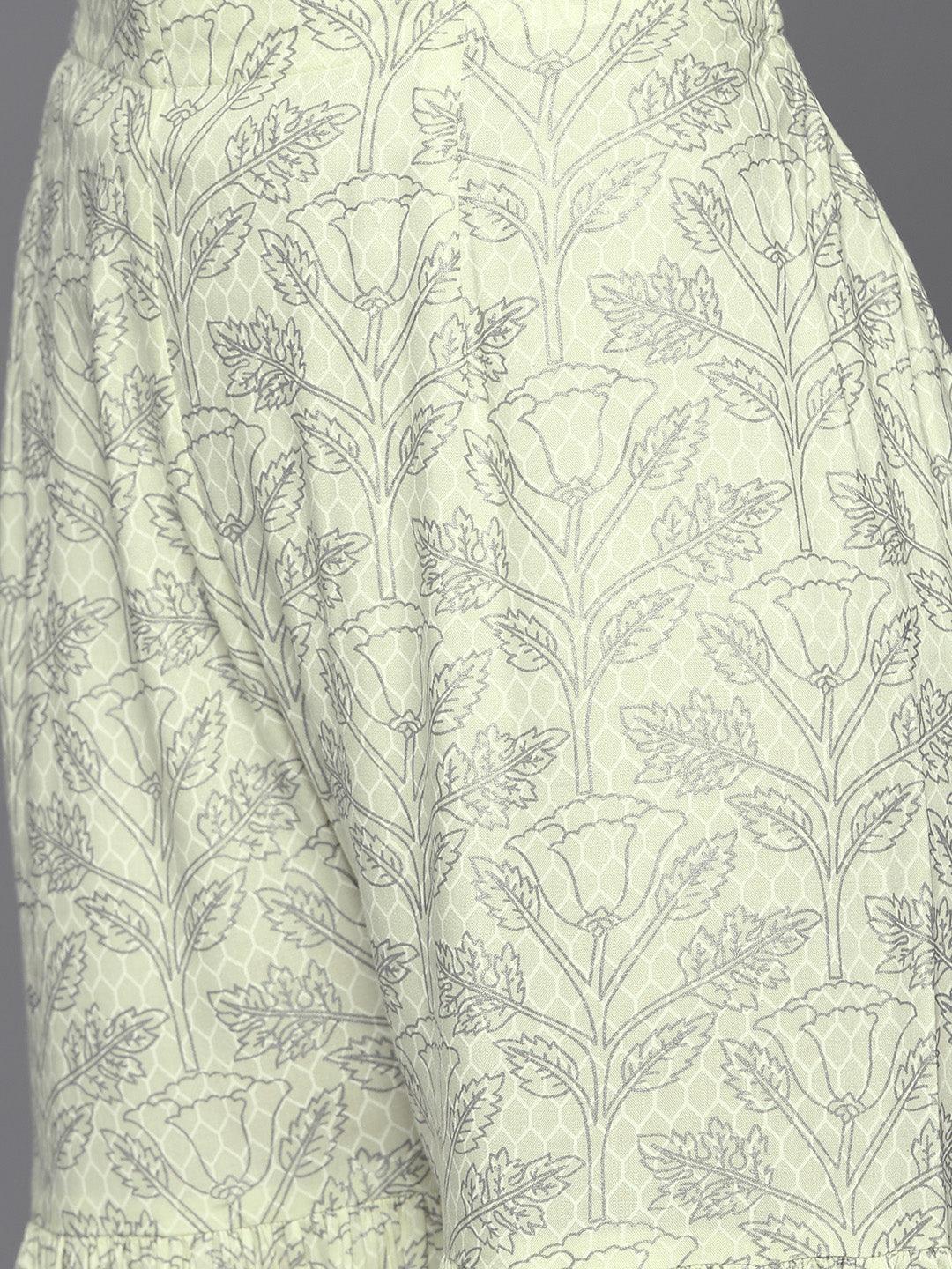 Yellow Printed Cotton Suit Set - ShopLibas