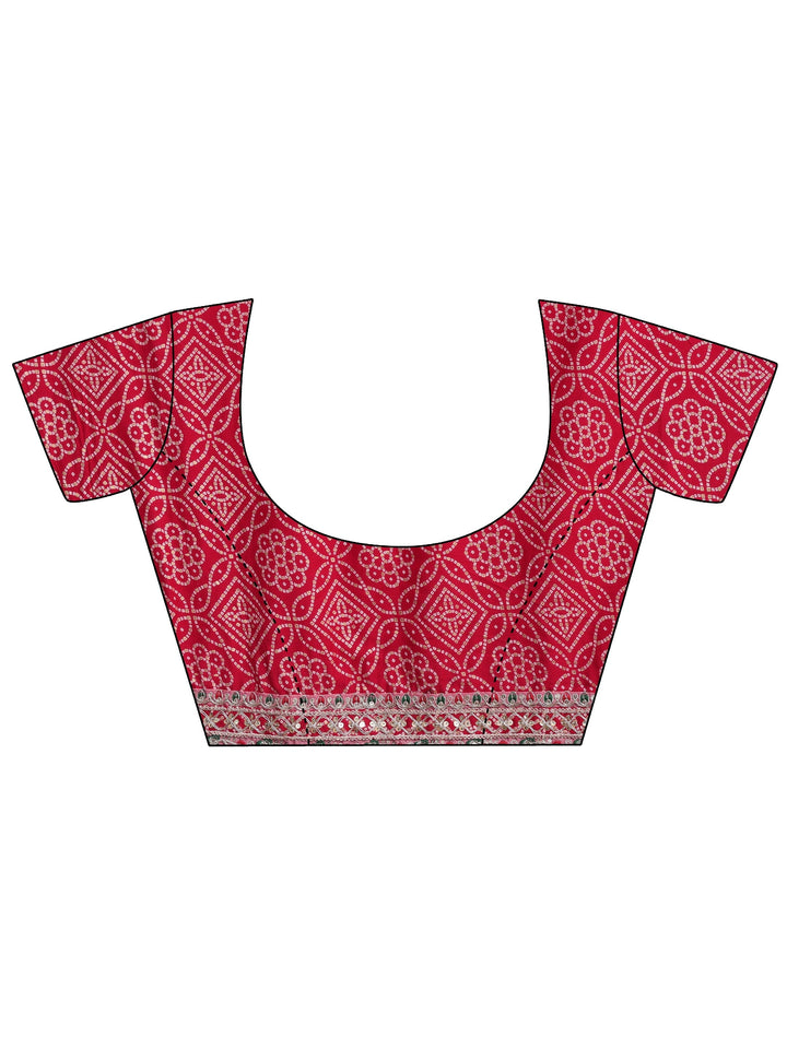 Bubblegum Pink Embroidered Border Chiffon Saree