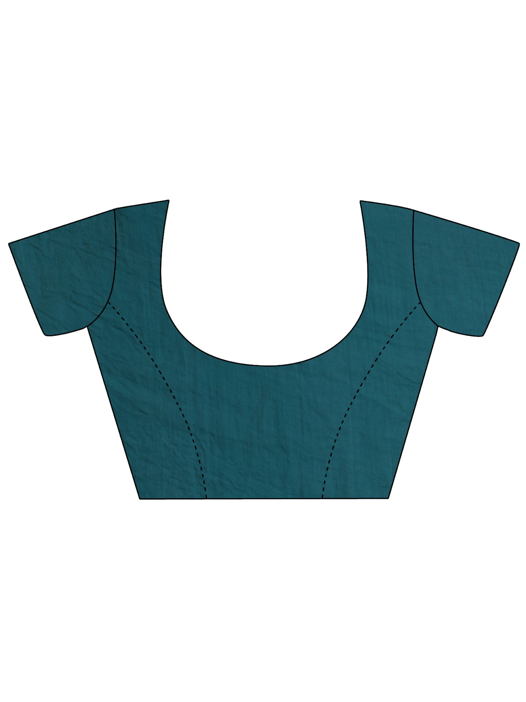Emerald Green Tissue Saree With Embellished Leaf Motifs