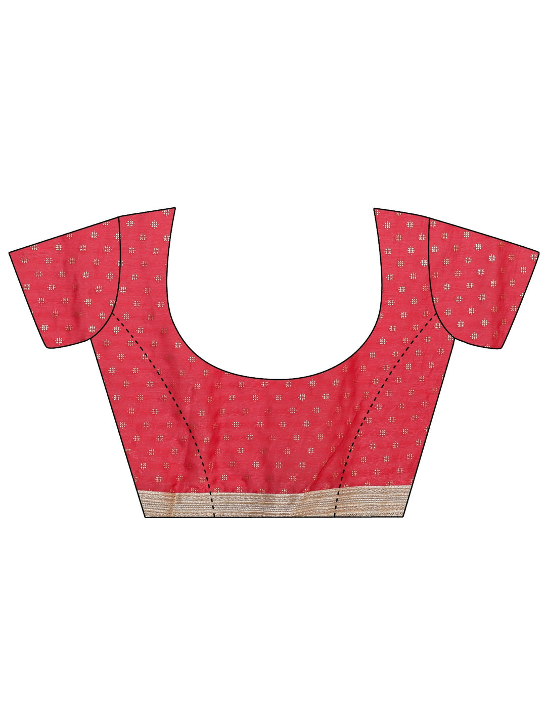 Mustard Foil Printed Tissue Saree