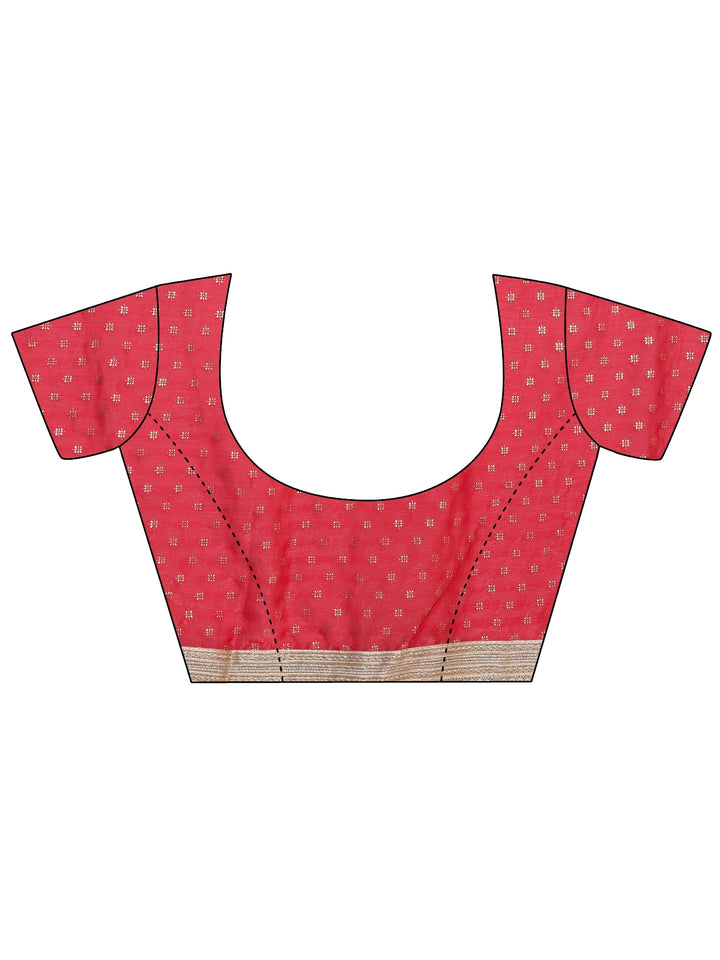 Mustard Foil Printed Tissue Saree