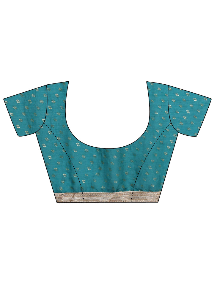 Rose Pink Foil Printed Tissue Saree