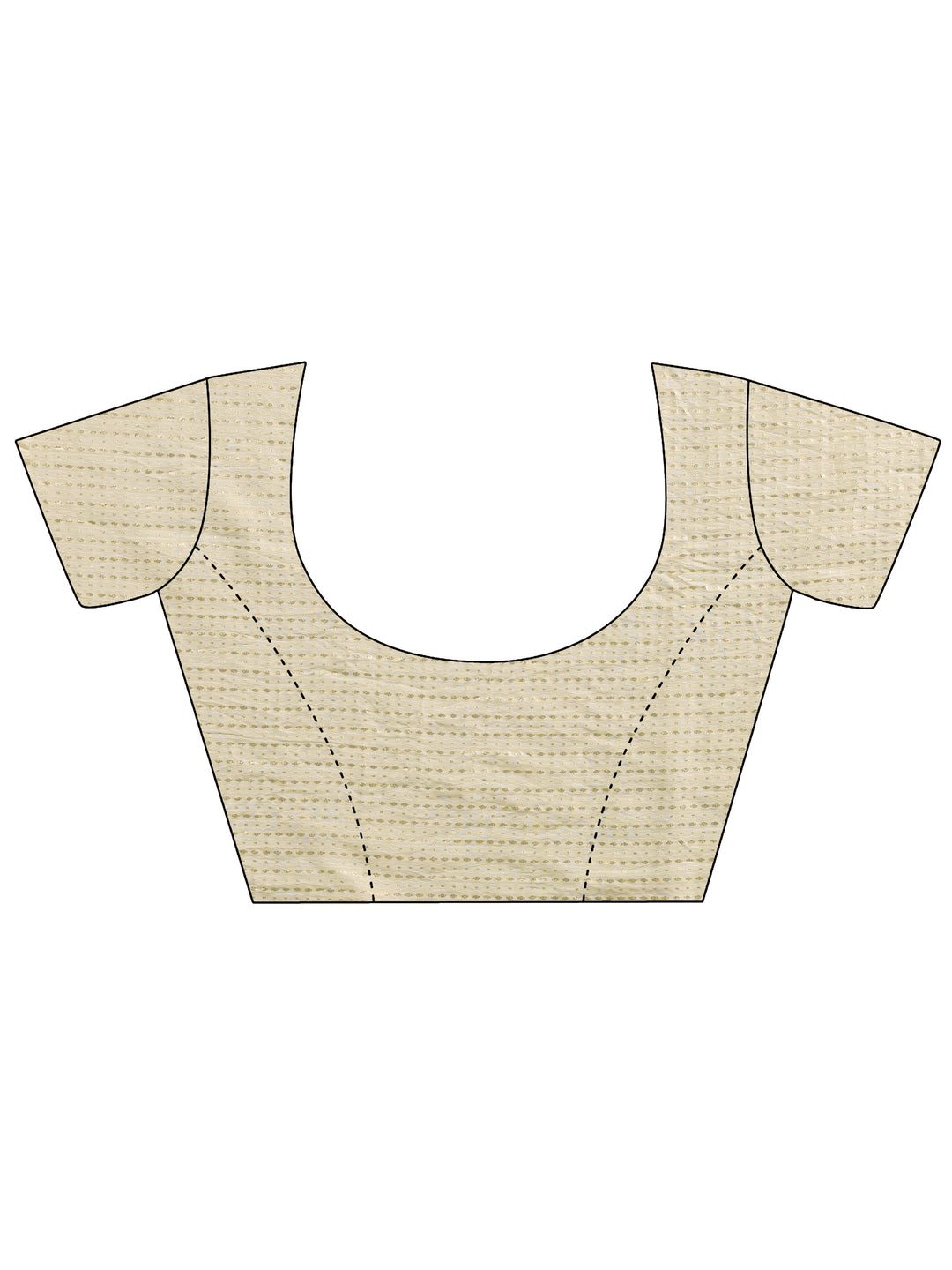 Libas Cream Tissue Saree