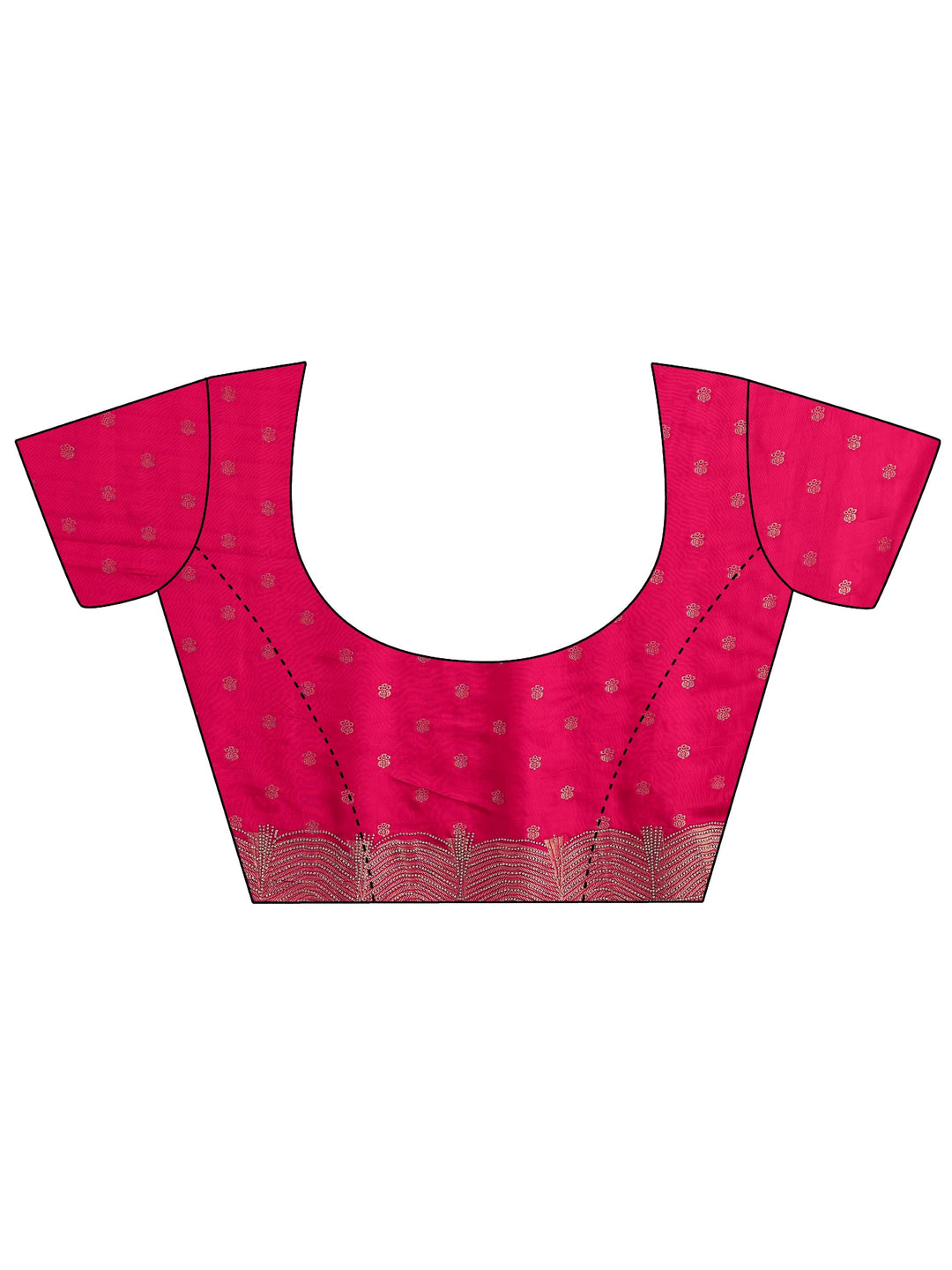 Libas Art Rose Pink  Embellished Silk Blend Saree
