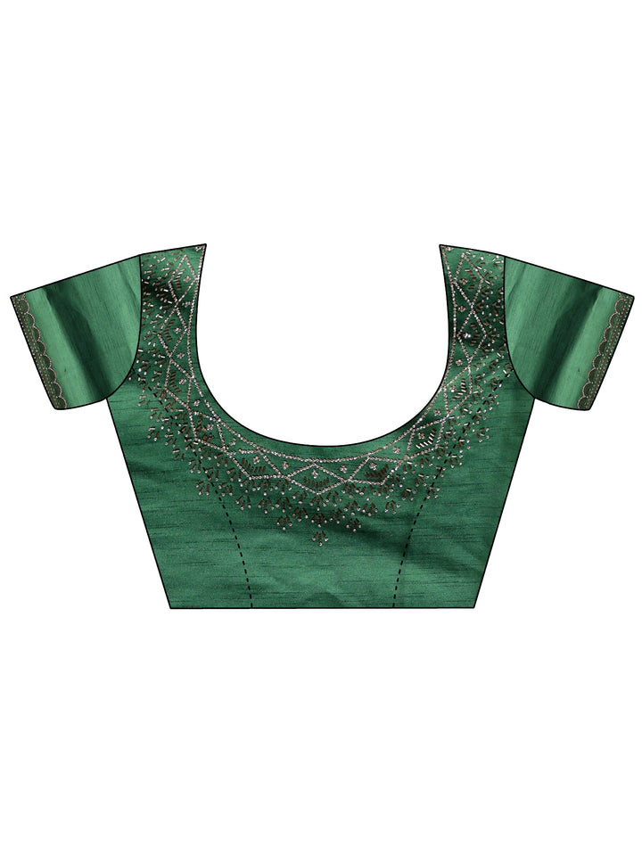 Libas Pink Leheriya Printed Georgette Saree