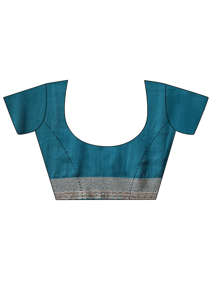 Libas Green Embellished Chiffon Saree