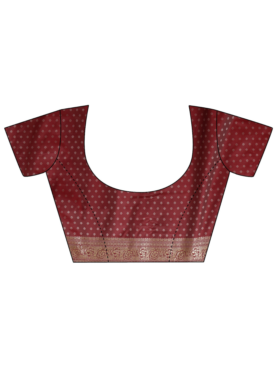 Libas Mauve Banarasi Silk Blend Saree
