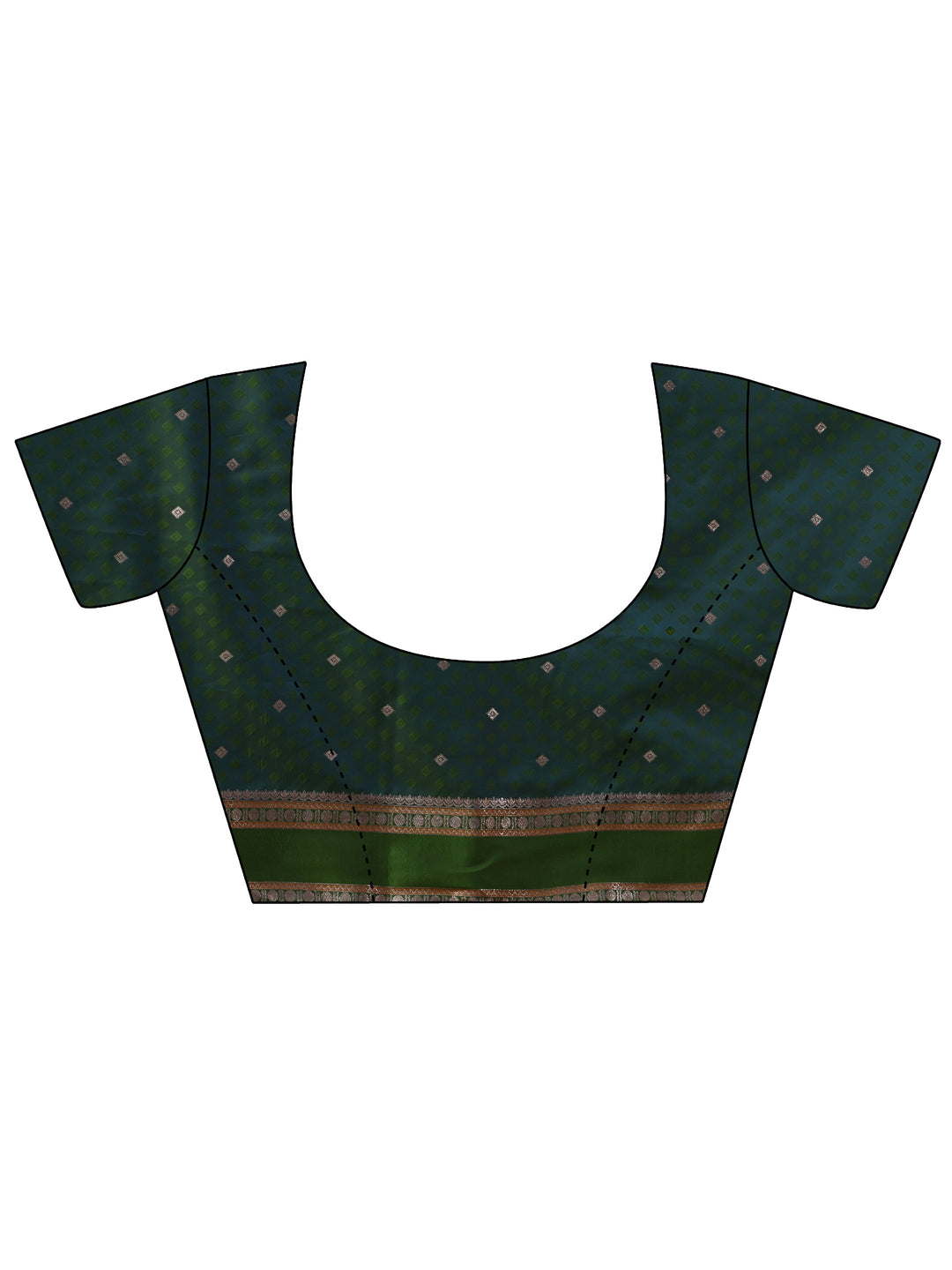Libas Brown Kanjeevaram Silk Blend Saree