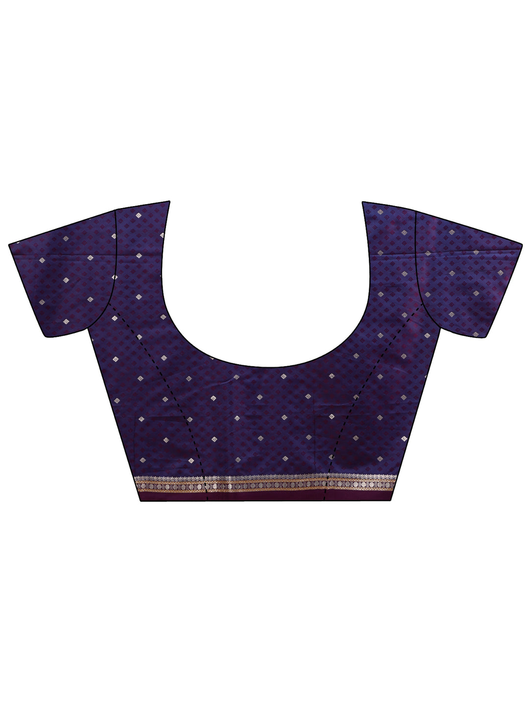 Libas Brown Kanjeevaram Silk Blend Saree