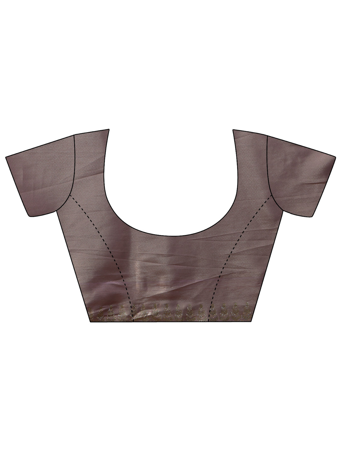 Libas Lavender Silk Blend Saree with Embellished Border