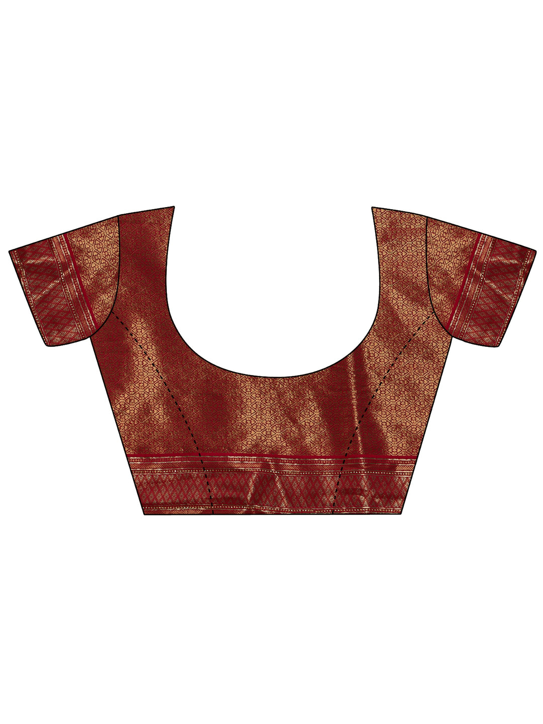 Libas Sea Green Woven Design Silk Blend Saree