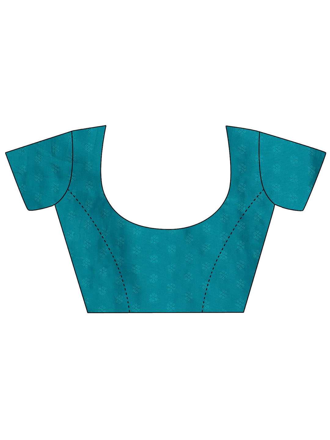 Libas Teal Green Meenakari Banarasi Silk Blend Saree