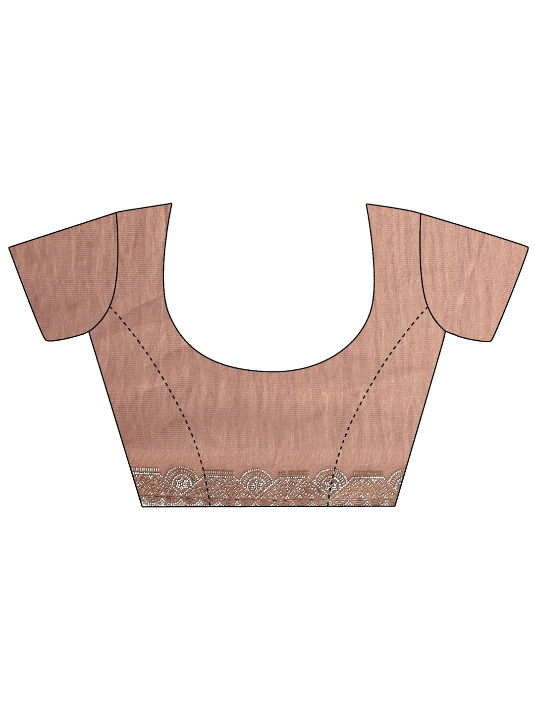 Libas Art Mauve Embellished Tissue Saree