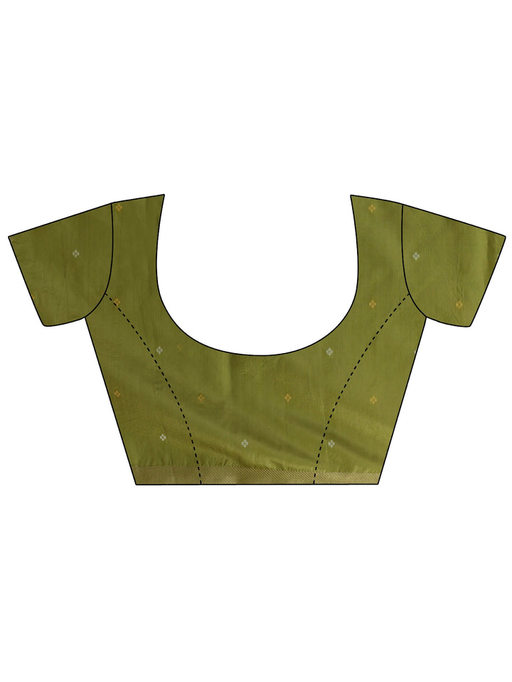 Libas Mustard Bandhani Silk Blend Saree