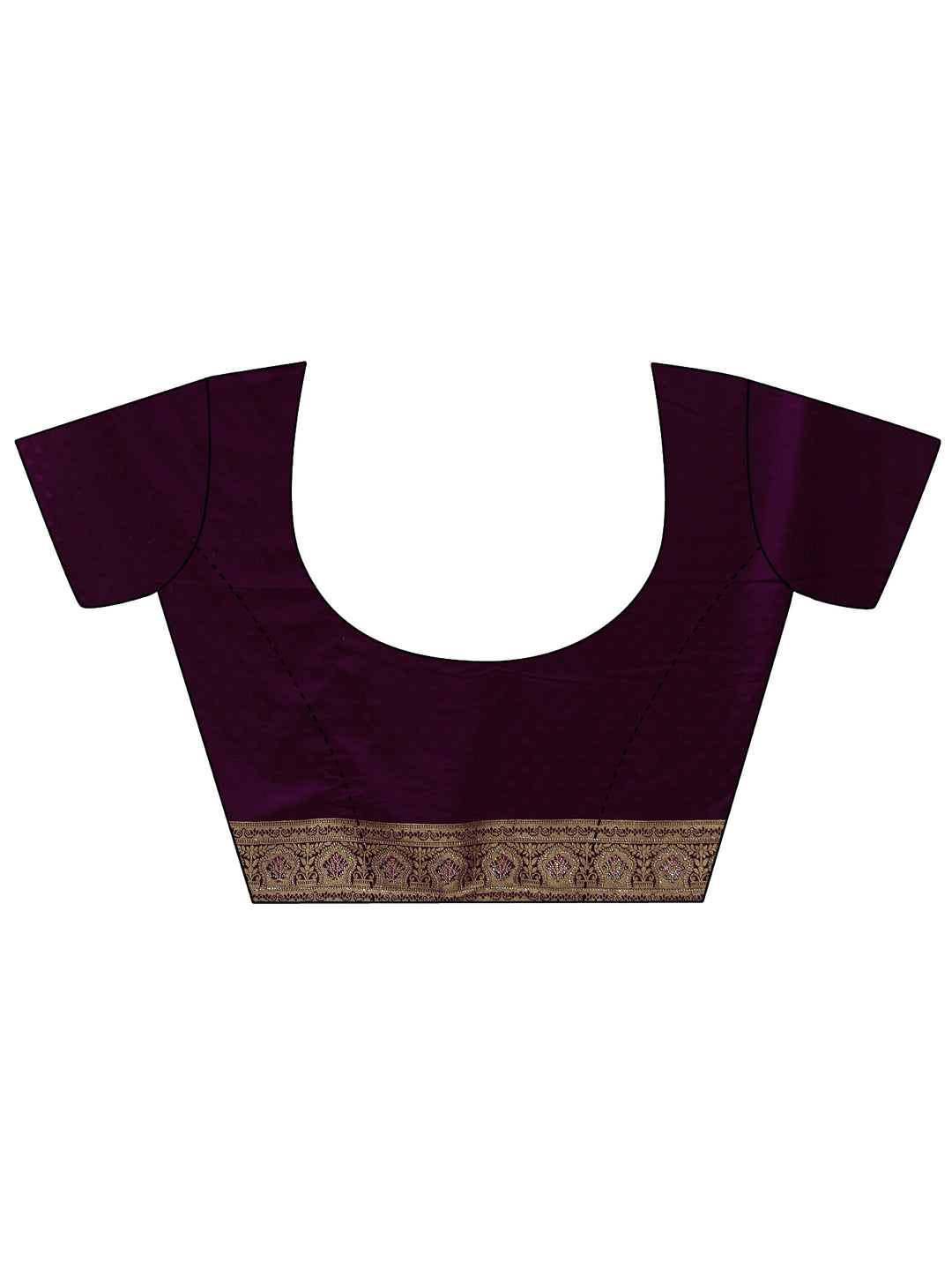 Libas Maroon Patola Style Embellished Silk Blend Saree